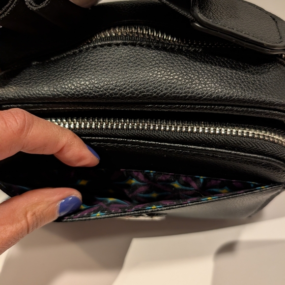 CXL by Christian Lacroix Eve Pebble Camera Bag with Mini Zip Crossbody Black NWT - Picture 6 of 11